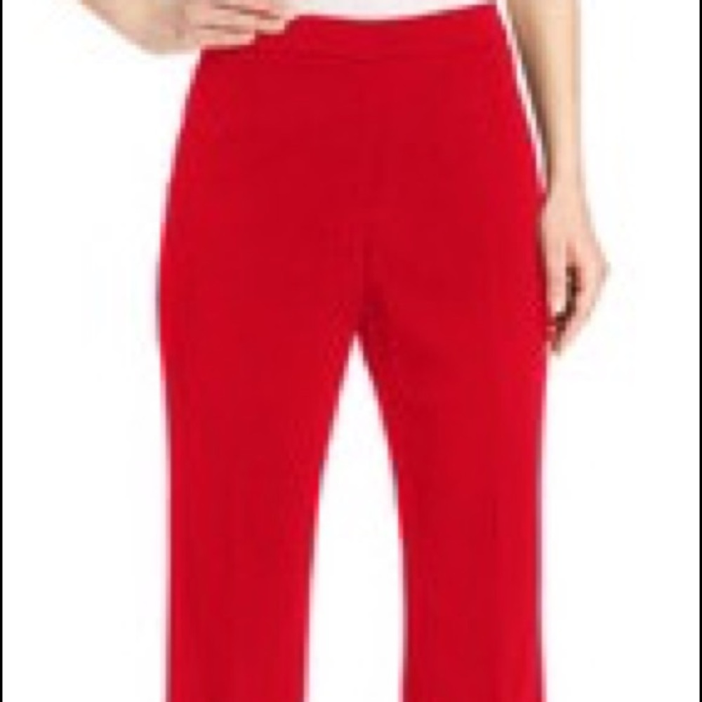 Kasper Charter Club Classic Fit Straight Red Pants